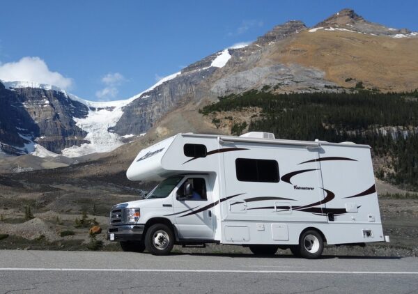 RV on the road