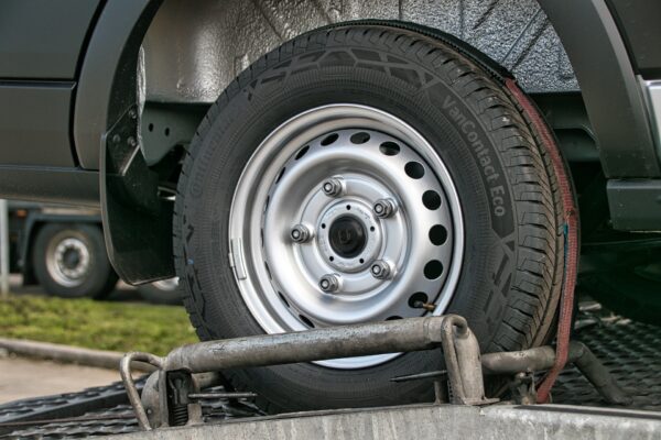 image of car being repossessed